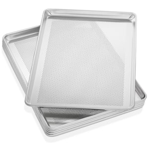 18x26 Inch 6pk, Commercial Aluminum Perforated Baking Sheets