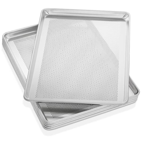 GRIDMANN 18x26 Inch 6pk, Commercial Aluminum Perforated Baking Sheets
