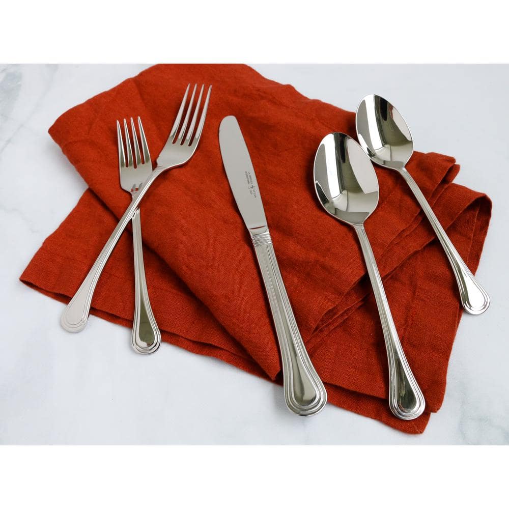 HENCKELS Astley 65-Piece 18/10 Stainless Steel Flatware Set