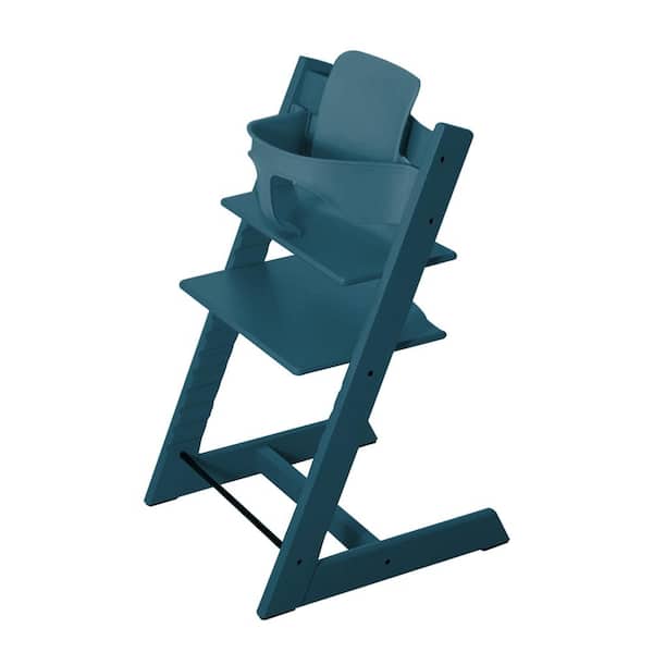 cadeninc Blue Multi-Functional Adjustable/Detachable Solid Wood beech Children's Dining Chair