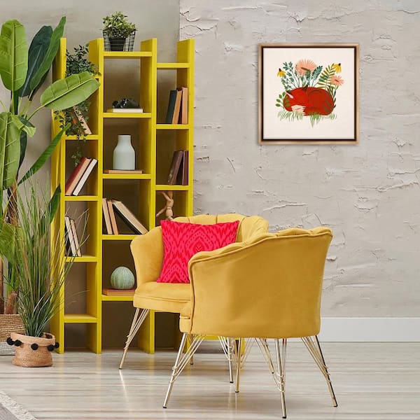 Stupell Industries Sleeping Fox Among Daisies by Carrie Cantwell