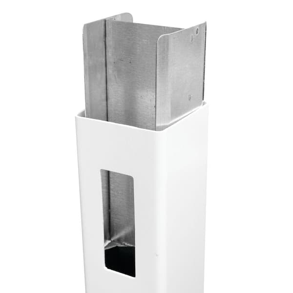 Barrette Outdoor Living 5 in. x 5 in. x 82 in. Aluminum Post Insert