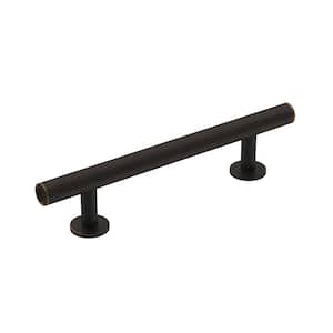 Radius 3-3/4 in. (96mm) Modern Oil-Rubbed Bronze Bar Cabinet Pull