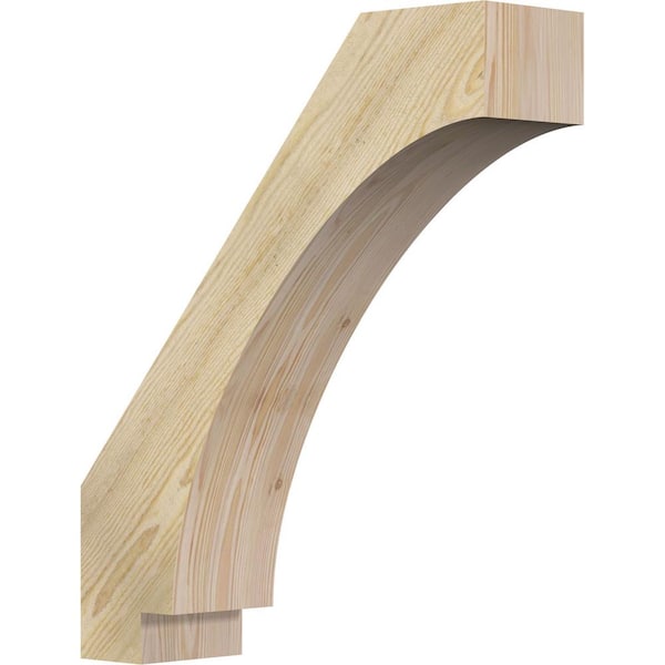 Ekena Millwork 6"W x 22"D x 26"H Imperial Rough Sawn Knee Brace, Douglas Fir