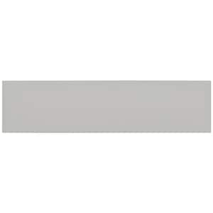 Domino Gray Beveled 3 in. x 6 in. Glossy Ceramic Wall Tile (10.65 sq. ft./Case)