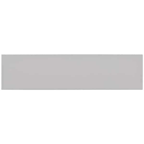 MSI Domino Gray Glossy 4 in. x 16 in. Glossy Ceramic Wall Tile