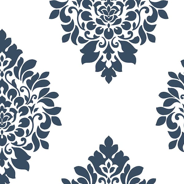 Norwall Medallion Damask Vinyl Roll Wallpaper (Covers 56 sq. ft.)