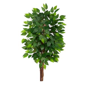 36 in. Green Artificial Double Trunk Ficus Tree