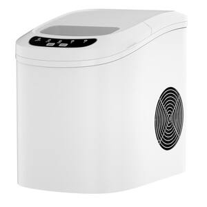 26.5 lbs. Mini Portable Electric Ice Maker in White
