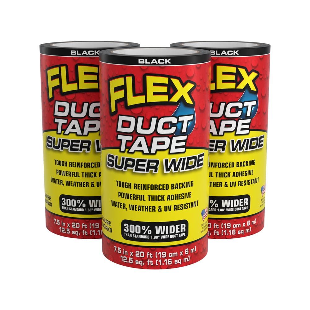 Flex Tape Clear Waterproof Rubberized Duct Tape 8-in x 5-ft in the