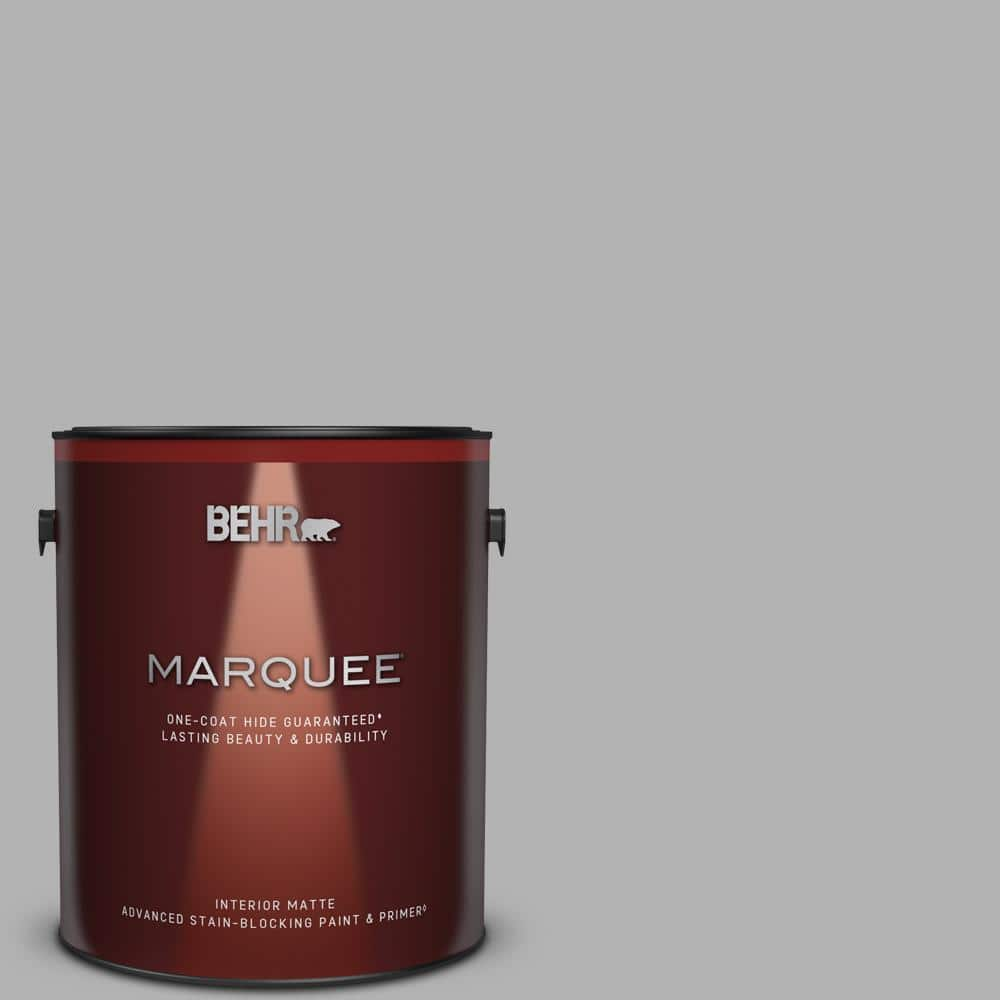 BEHR MARQUEE 1 gal. #770E-3 Pewter Mug Matte Interior Paint & Primer ...