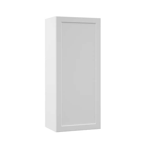 Hampton Bay Designer Series Melvern Assembled 18x42x12 in. Wall Kitchen Cabinet in White