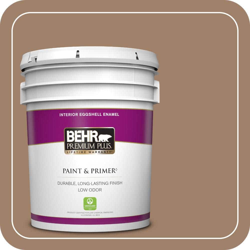5 gal. #ECC-40-3 Seasoned Acorn Eggshell Enamel Low Odor Interior Paint & Primer price history on PriceWatchPro