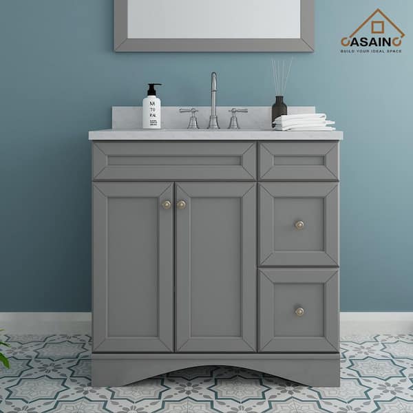 Queen 48 Full Sonoma Wall Mount Single Sink Modern Bathroom Vanity