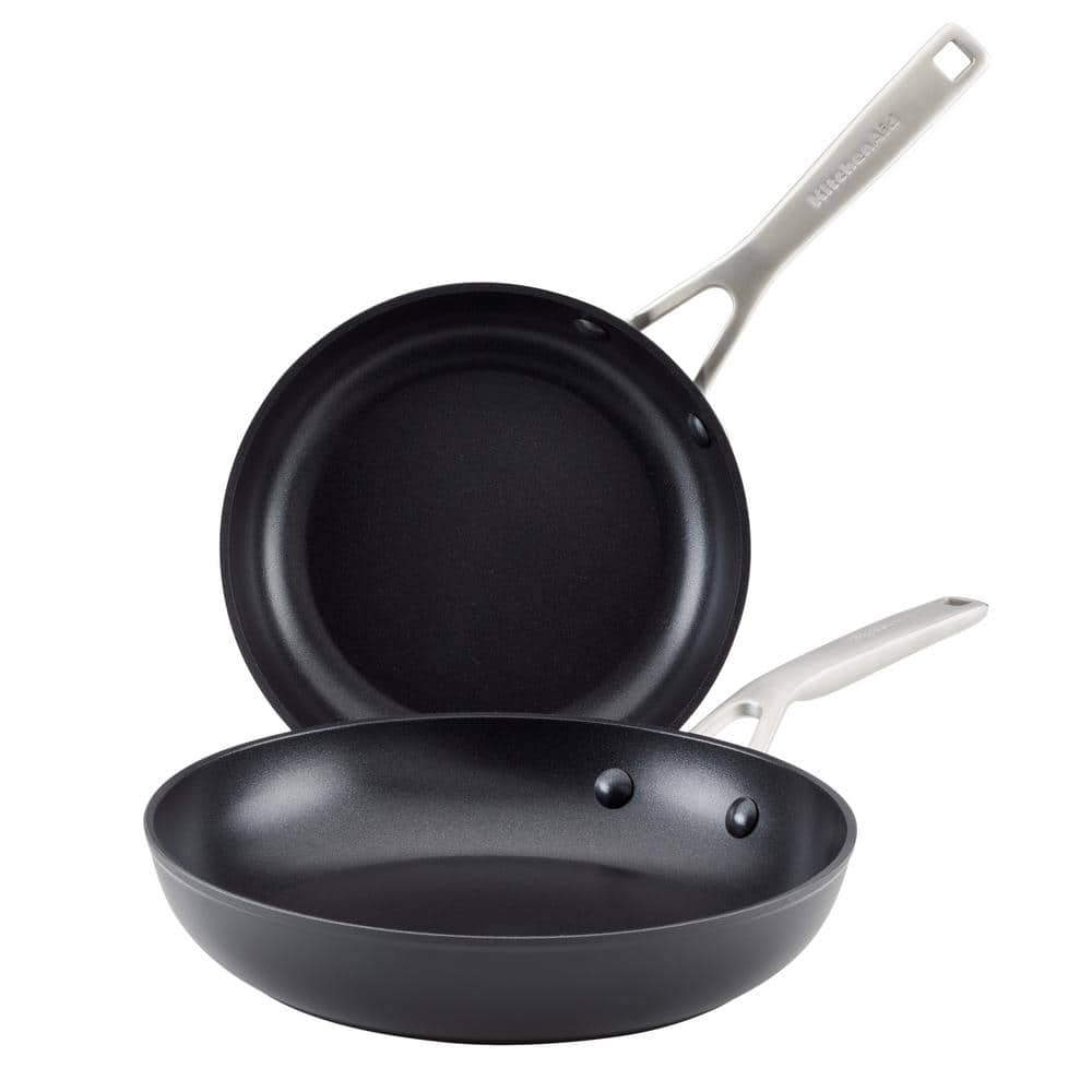  Frying Pan Frying Pans Set,3-Piece Non-Stick Kitchen Cookware  Set,100% Without APEO & PFOA,Wok and Stockpot,Special for Gas,2 Color  (Color : A): Home & Kitchen