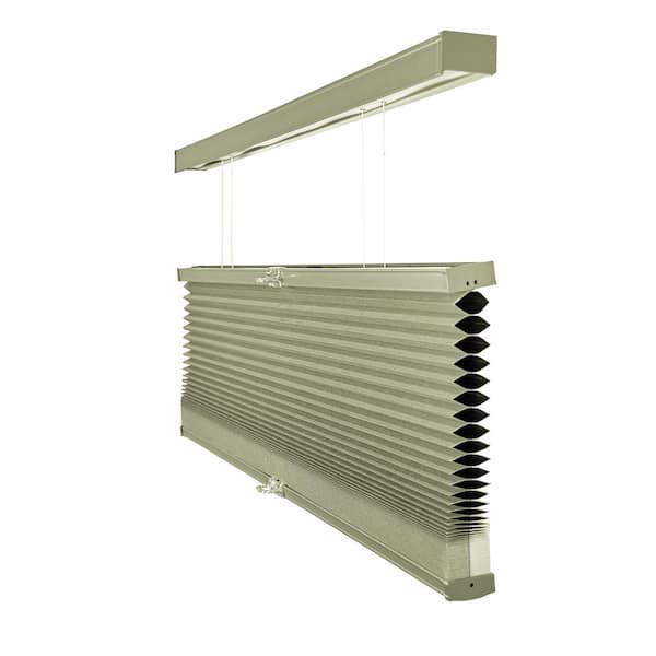 Chicology Cut-to-Size Palmer Green Cordless Top Down Bottom Up Blackout Insulating Polyester Cellular Shade 39.5 in. W x 72 in. L