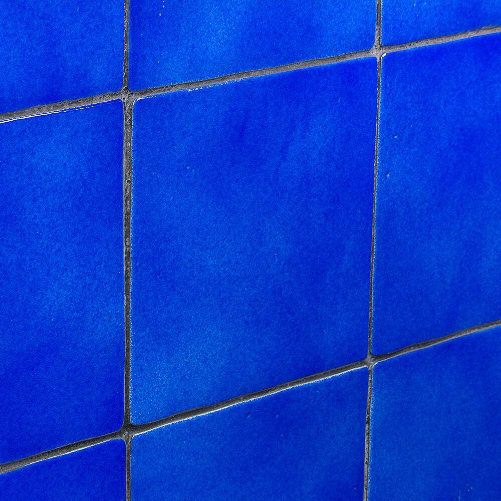 Triton 7" x 7" Polished Blue Porcelain Tile