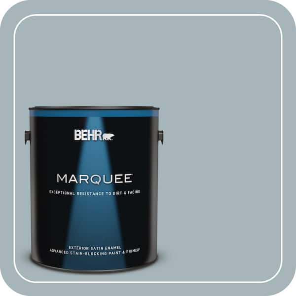 BEHR MARQUEE 1 gal. #ECC-22-2 Bay View Satin Enamel Exterior Paint & Primer