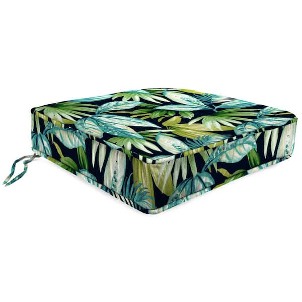 Jordan Manufacturing 22.5 in. L x 22.5 in. W x 5 in. T Outdoor Deep Seat Cushion in Seneca Navy