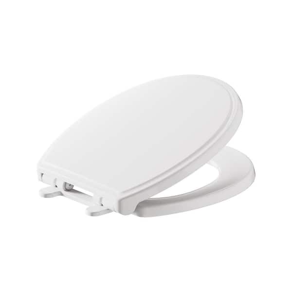 American Standard Traditional Round Slow Close EverClean Toilet Seat in White