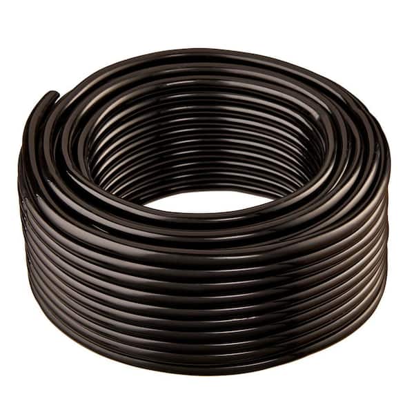 1/2 in. I.D. x 5/8 in. O.D. x 50 ft. Black Flexible Non-Toxic, BPA Free Vinyl Tubing
