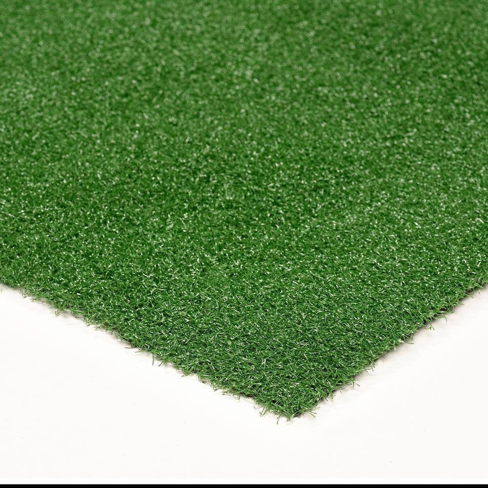 6' x 8' Green Artificial Turf Outdoor Rug