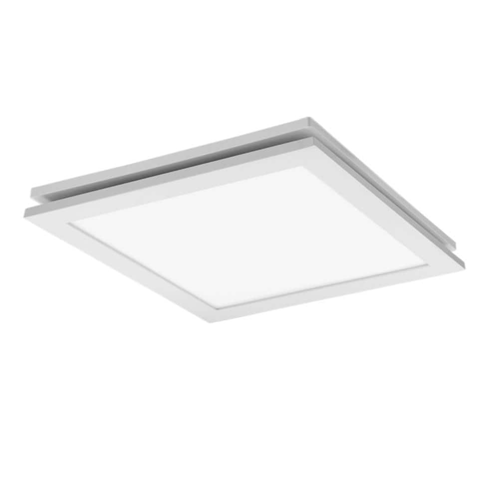 White Painted LED Ceiling Mount Bathroom Exhaust Fan