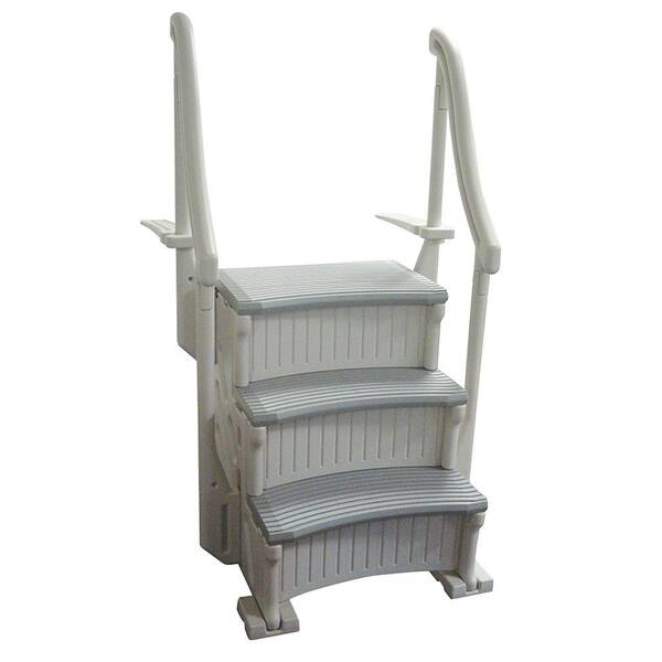 In-Ground Swimming Pool Curve Base Steps