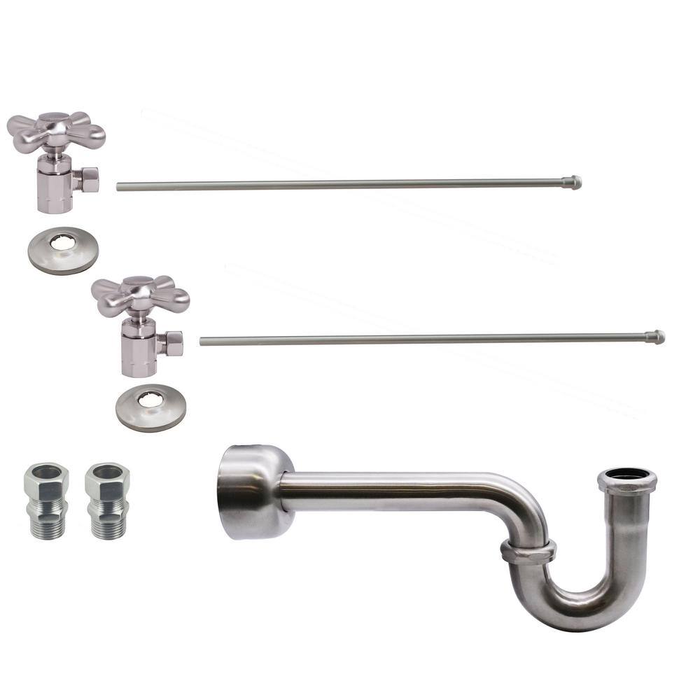Pedestal Lavatory Supply Kit in Satin Nickel price history on PriceWatchPro