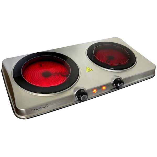 MegaChef Ceramic Infrared Double Electical Cooktop 