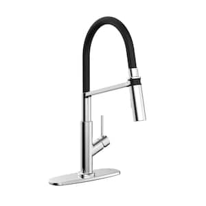 Magno Single-Handle Pull-Down Sprayer Kitchen Faucet in Polished Chrome