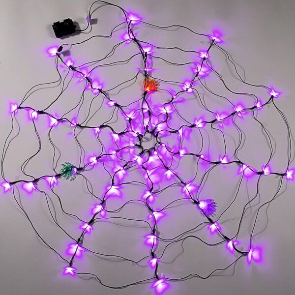 39'' Halloween Decoration Web Lights Indoor Outdoor Party Garden Decor w/  Spider