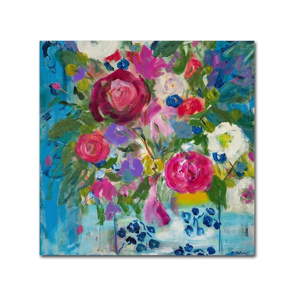 Trademark Fine Art 24 in. x 24 in. "Precious Life" by Carrie Schmitt Printed Canvas Wall Art