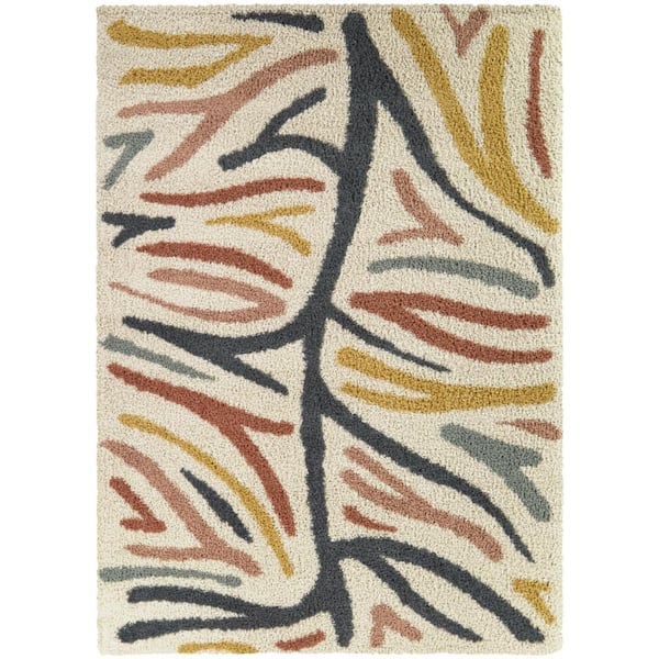 BALTA Matisse Cream 8 ft. x 10 ft. Abstract Area Rug