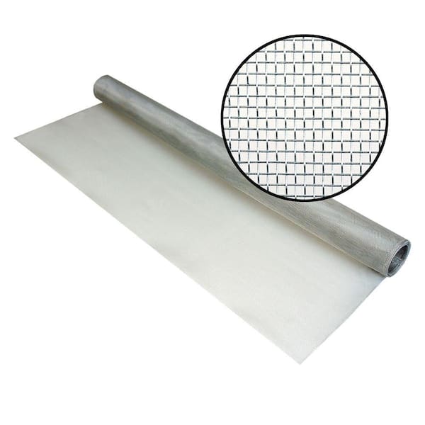 36 in. x 84 in. Brite Aluminum Screen Roll