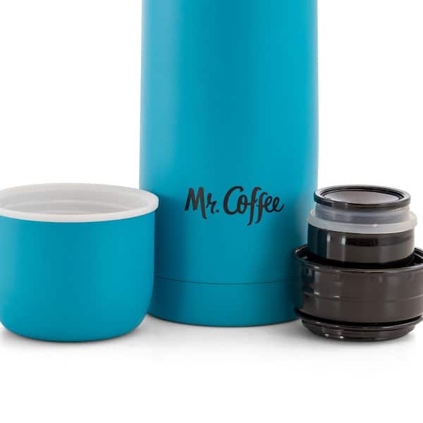 Mr. Coffee Javelin 15.5 oz. Emerald Green Stainless Steel Thermal Bottle  and Travel Mug (Set of 2) 985119220M - The Home Depot