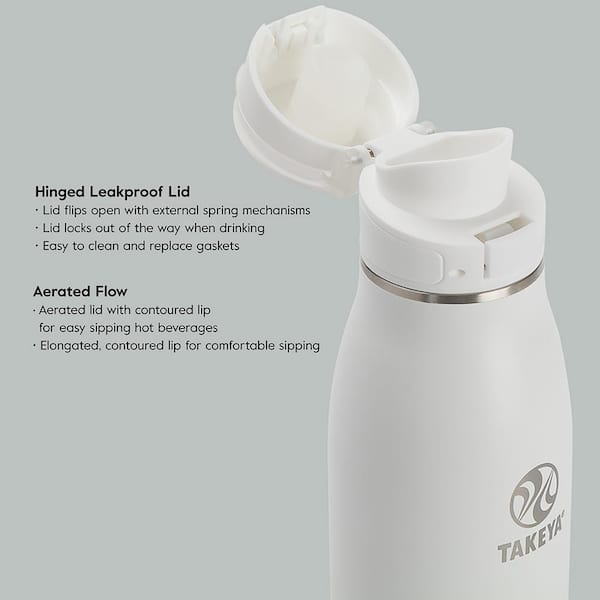  Takeya Traveler Insulated Coffee Mug with Leak Proof Lid, BPA  Free, 25 Ounce, Bluestone : Home & Kitchen