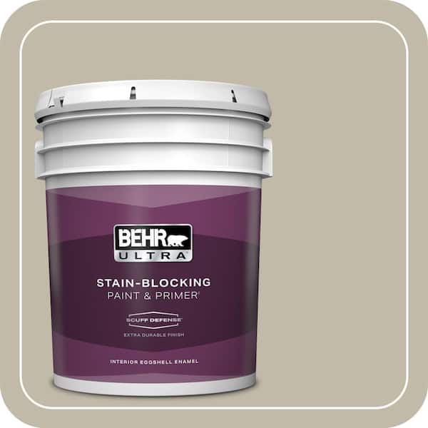 BEHR ULTRA 5 gal. Home Decorators Collection #HDC-FL13-10 Wilderness Gray Extra Durable Eggshell Enamel Interior Paint & Primer