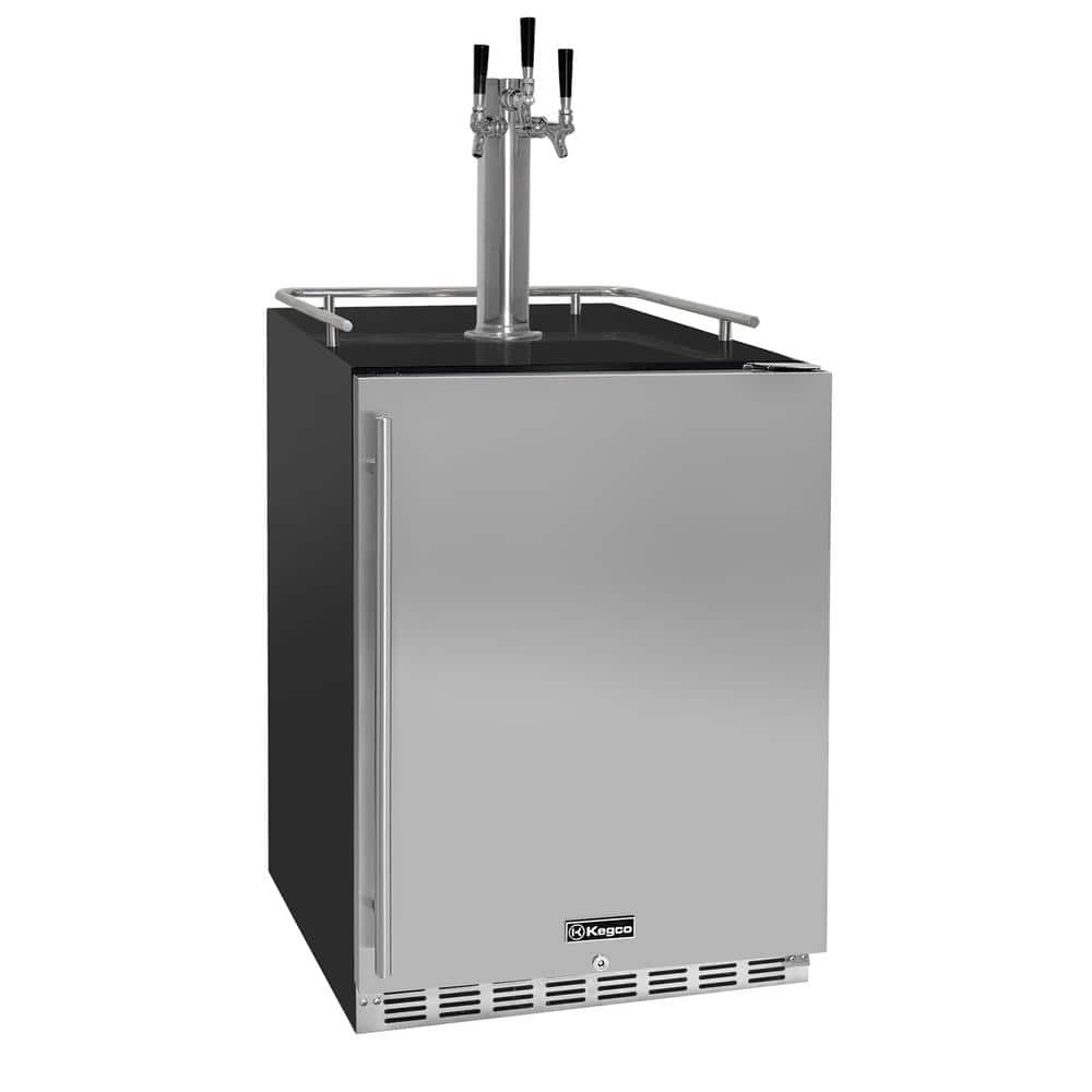 Digital Undercounter Full Size Beer Keg Dispenser with X-CLUSIVE Triple Tap Premium Direct Draw Kit price history on PriceWatchPro