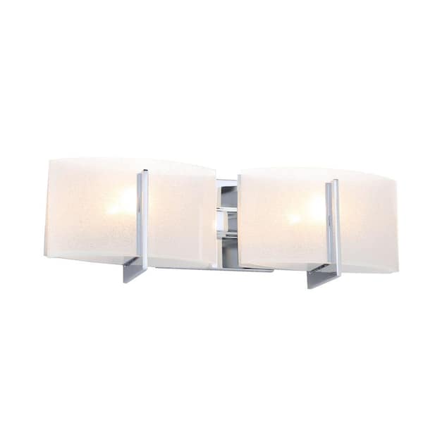Minka Lavery Clarte 2-Light Chrome Bath Light