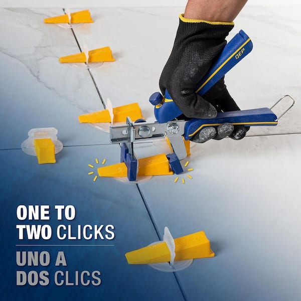 QEP LASH XL Red 1/8 in. W Plastic Clip Tile Leveling System 300