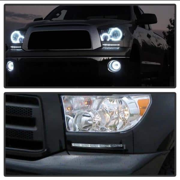 Spyder Auto Toyota Tundra 07-13 Daytime LED Running Lights XSP-X Model  Look )wo/switch Silver 5077738 The Home Depot