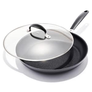 Good Grips 12 in. Aluminum Frying Pan Skillet with Lid