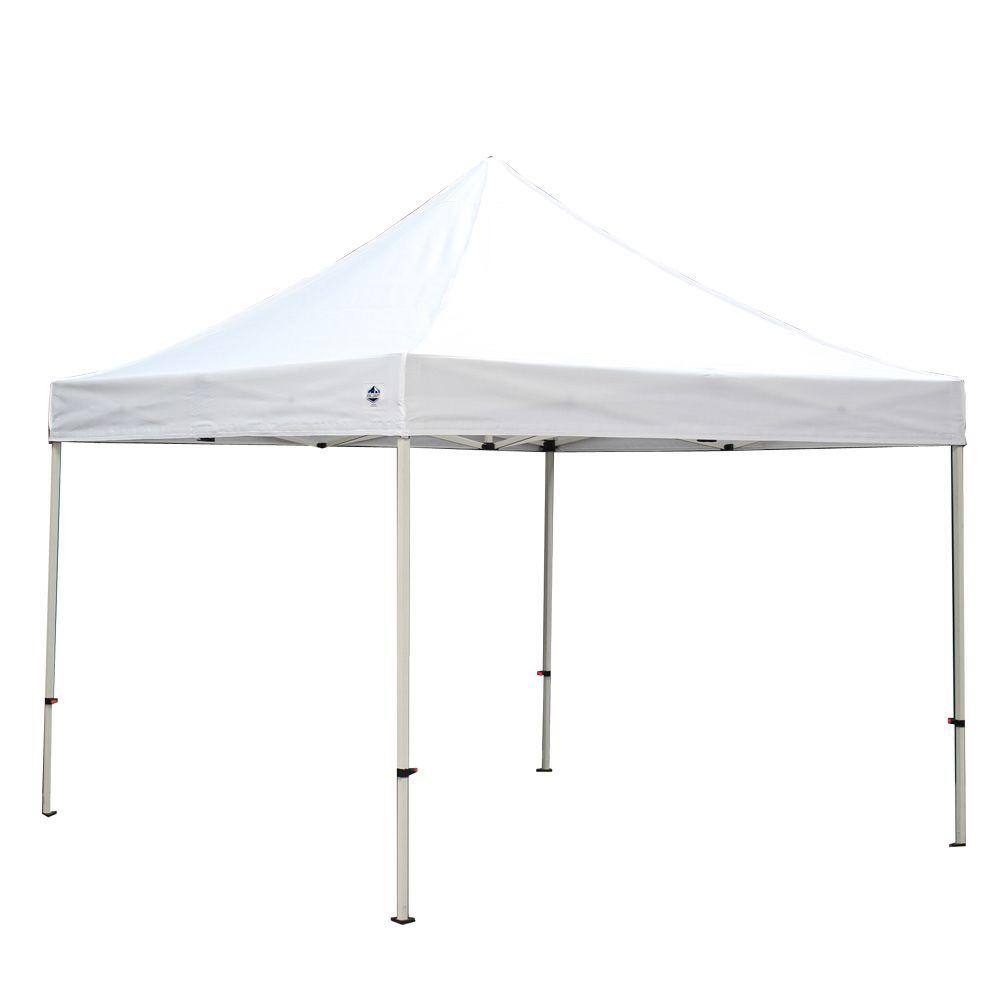 King Canopy Tuff Tent 10 ft. W x 10 ft. D Instant Canopy TTSHAL10WH
