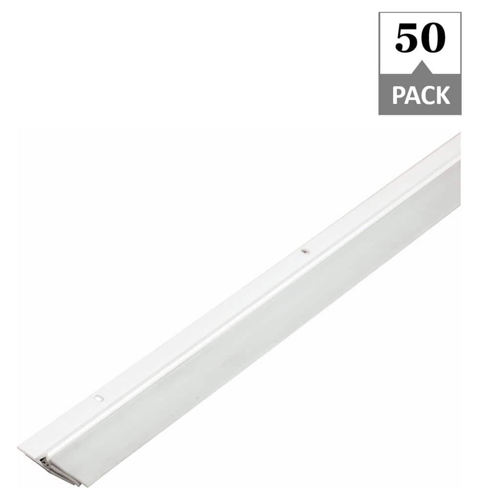 Triple Seal 2-1/8 in. x 36 in. White Aluminum Door Sweep Contractor Pack of 50 price history on PriceWatchPro