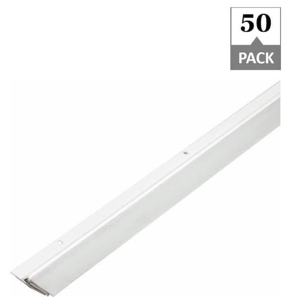 Triple Seal 2-1/8 in. x 36 in. White Aluminum Door Sweep Contractor Pack of 50