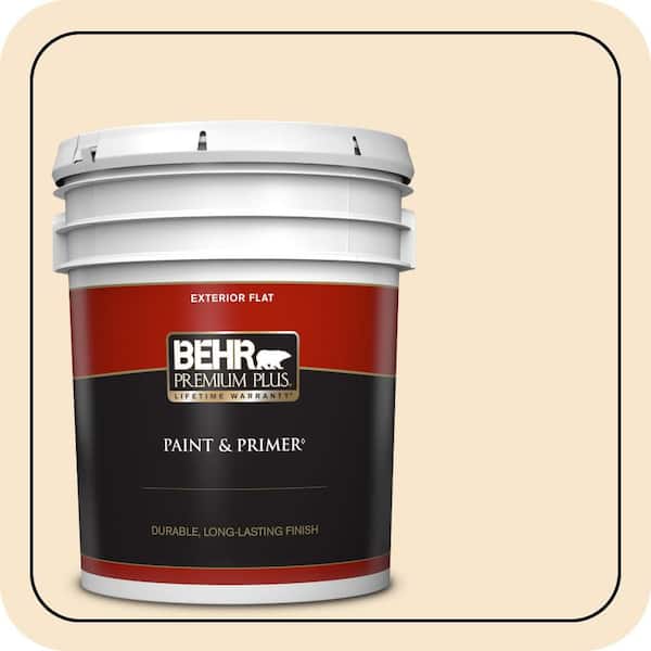 BEHR PREMIUM PLUS 5 gal. #M280-2 Lunaria Flat Exterior Paint & Primer