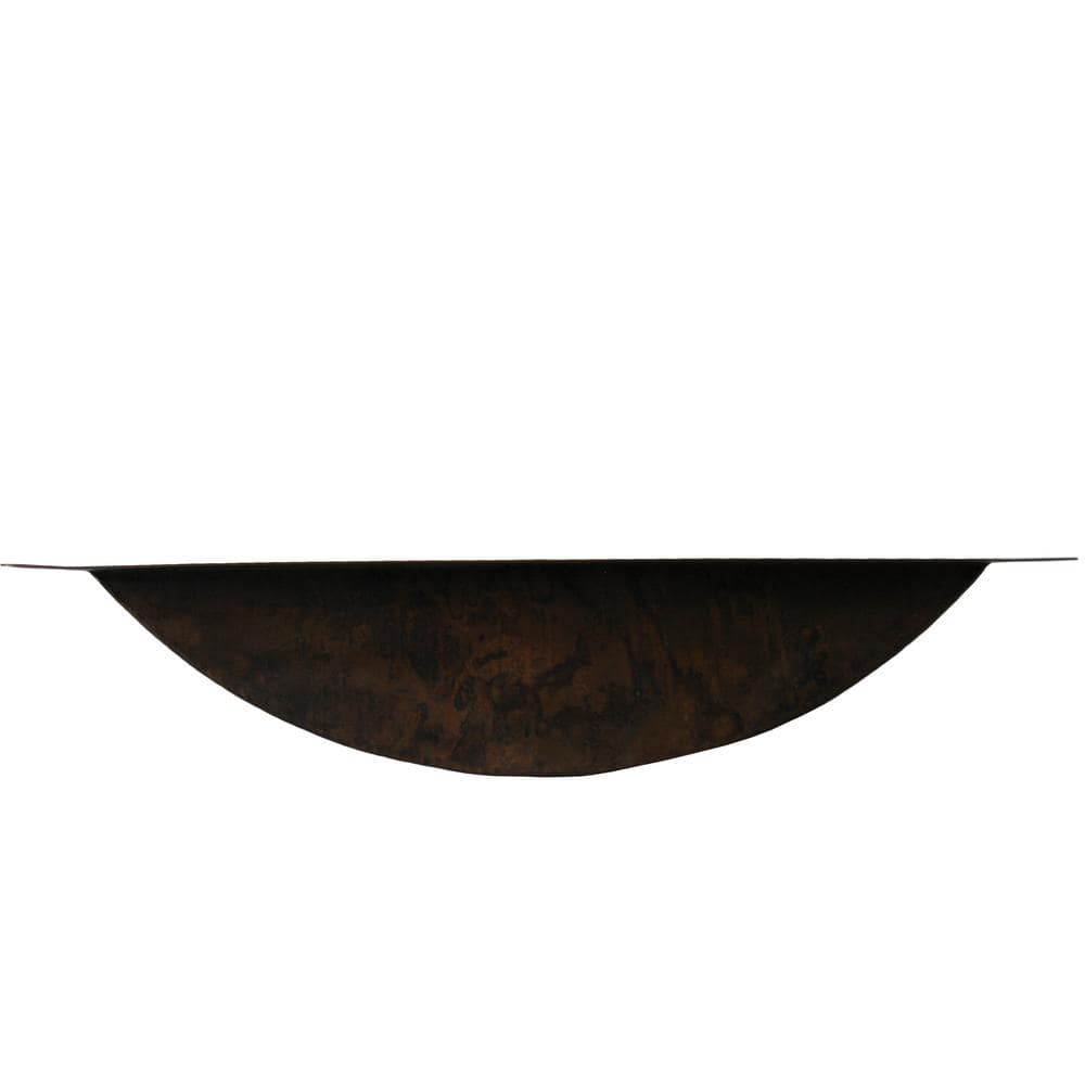 Merida Antique Copper Undermount Bathroom Sink with Hand-Hammered Finish