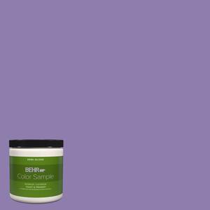 BEHR PREMIUM PLUS 8 oz. #130A-3 Ballerina Pink Satin Enamel  Interior/Exterior Paint & Primer Color Sample B370416 - The Home Depot