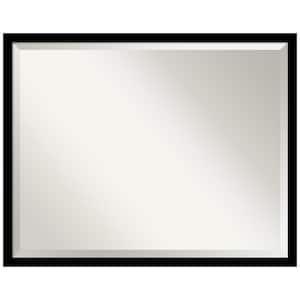 Jet Black 29.5 in. H x 23.5 in. W Framed Wall Mirror